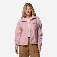 Áo Khoác Nữ Columbia Benton Springs™ Relaxed Full Zip - Hồng - Supersports Vietnam