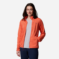 Áo Khoác Nữ Columbia Essential Hike Grid Fleece Full Zip - Cam - Supersports Vietnam