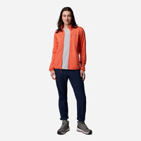 Áo Khoác Nữ Columbia Essential Hike Grid Fleece Full Zip - Cam - Supersports Vietnam