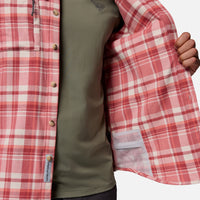 Áo Sơ Mi Tay Dài Nam Columbia Pfg Wild Cast Flannel - Hồng - Supersports Vietnam