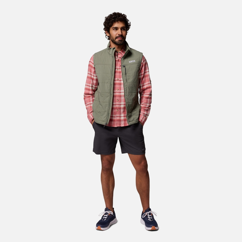 Áo Sơ Mi Tay Dài Nam Columbia Pfg Wild Cast Flannel - Hồng - Supersports Vietnam