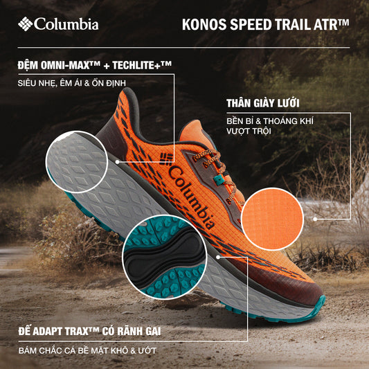 Giày Chạy Trail Nam Columbia Konos Trillium Atr™ - Cam - Supersports Vietnam