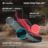 Giày Chạy Trail Nữ Columbia Konos Trillium Atr™ - Đỏ - Supersports Vietnam