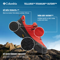 Giày Leo Núi Nam Columbia Tellurix™ Titanium™ Outdry™ - Đỏ - Supersports Vietnam