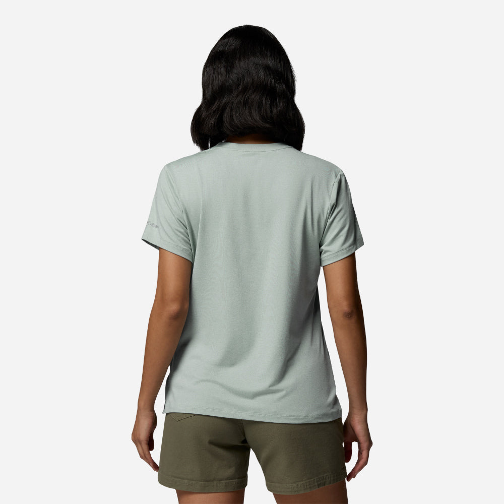 Áo Thun Nữ Columbia Parsons Point™ Short Sleeve Graphic - Xanh Mint - Supersports Vietnam
