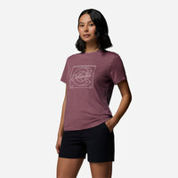 Áo Thun Nữ Columbia Parsons Point™ Short Sleeve Graphic - Tím - Supersports Vietnam