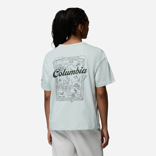 Áo Thun Nữ Columbia Csc™ Heavyweight Graphic - Xanh Mint - Supersports Vietnam
