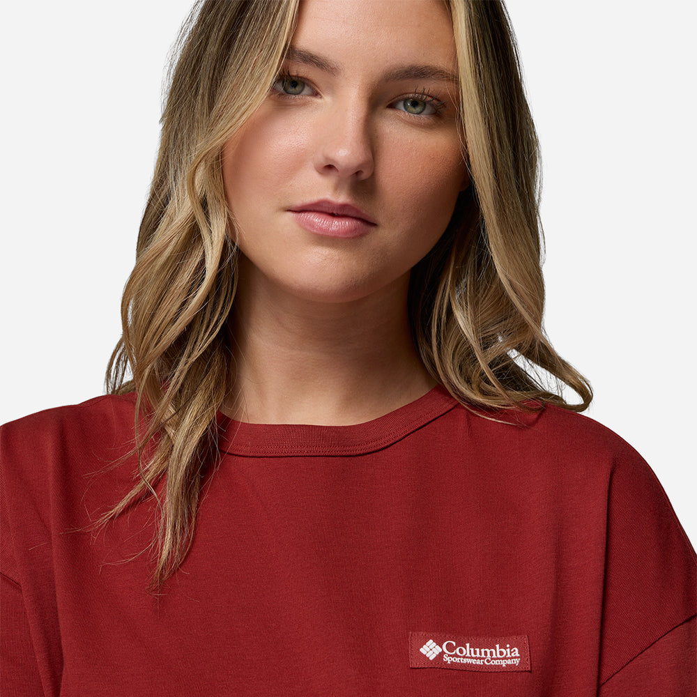 Áo Thun Nữ Columbia Csc™ Heavyweight - Đỏ
