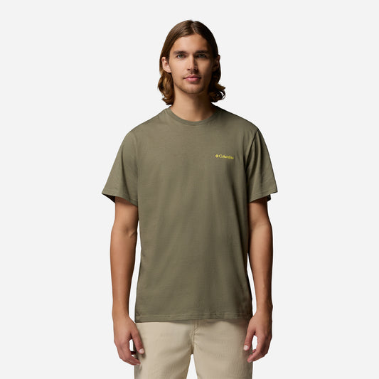 Áo Thun Nam Columbia Csc™ Outdoor Back Graphic - Xanh Quân Đội - Supersports Vietnam