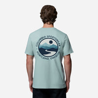 Áo Thun Nam Columbia Csc™ Outdoor Back Graphic - Xanh Mint - Supersports Vietnam