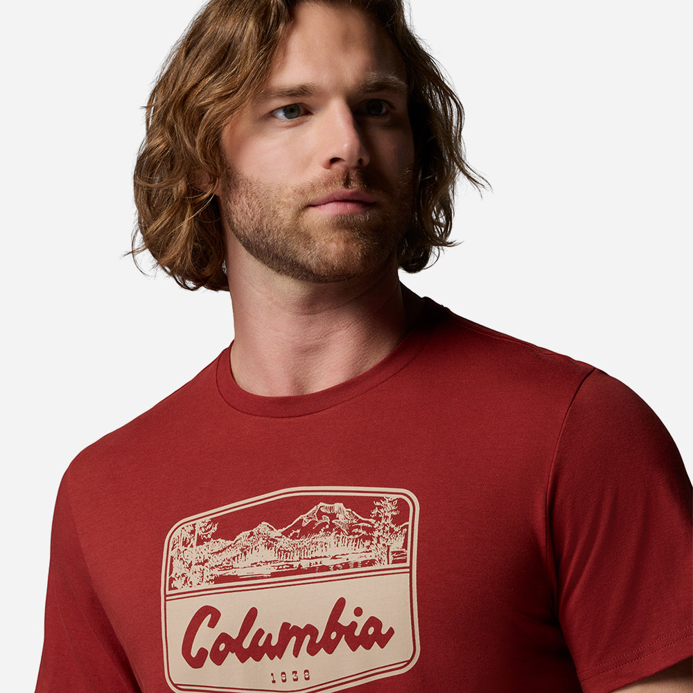 Áo Thun Nam Columbia Csc™ Seasonal Graphic - Đỏ