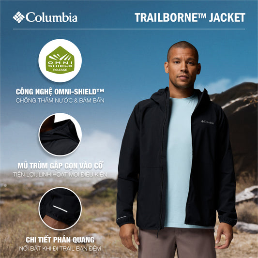 Áo Khoác Nam Columbia Trailborne™ - Đen - Supersports Vietnam