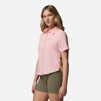 Áo Sơ Mi Nữ Columbia Silver Ridge™ Utility II Short Sleeve - Hồng - Supersports Vietnam