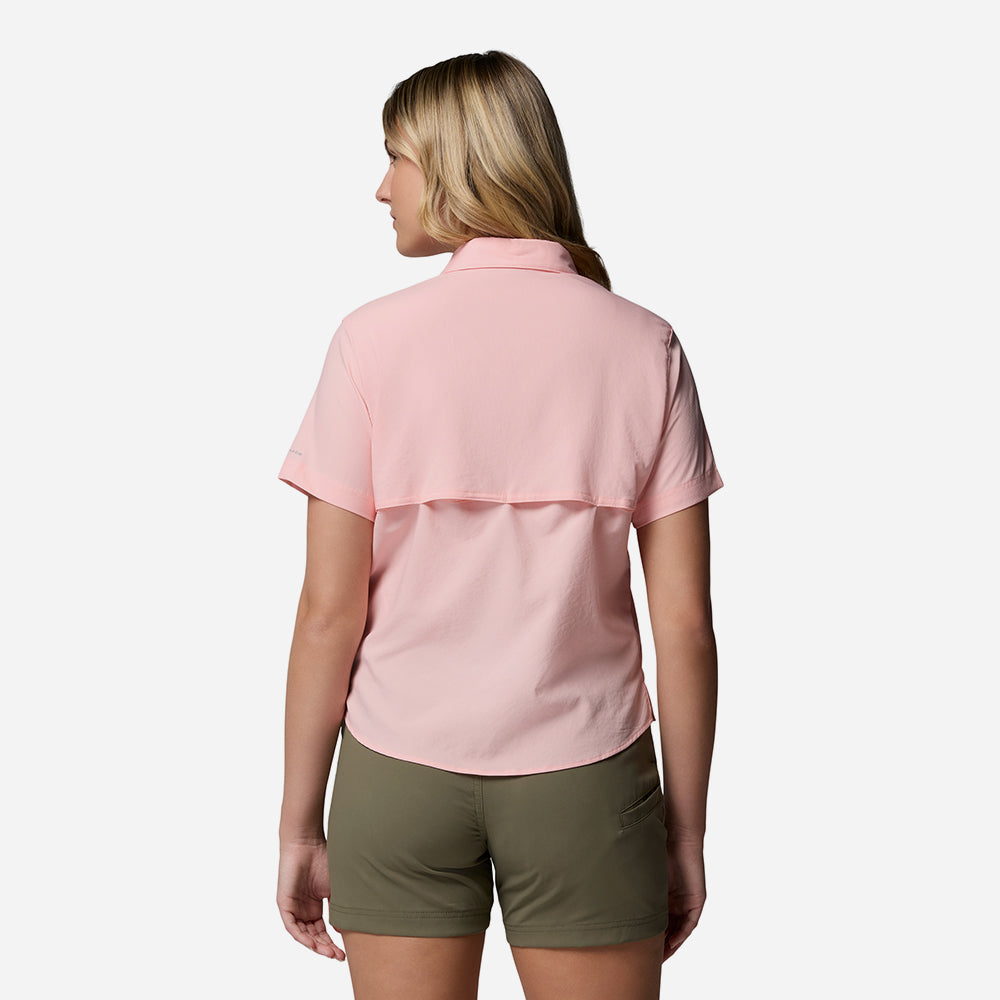 Áo Sơ Mi Nữ Columbia Silver Ridge™ Utility II Short Sleeve - Hồng - Supersports Vietnam