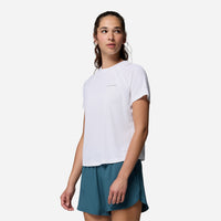 Áo Thun Nữ Columbia Stealth Spring™ Short Sleeve - Trắng - Supersports Vietnam