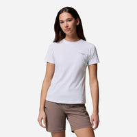 Áo Thun Nữ Columbia Diamond Peak Pro™ Short Sleeve - Trắng - Supersports Vietnam