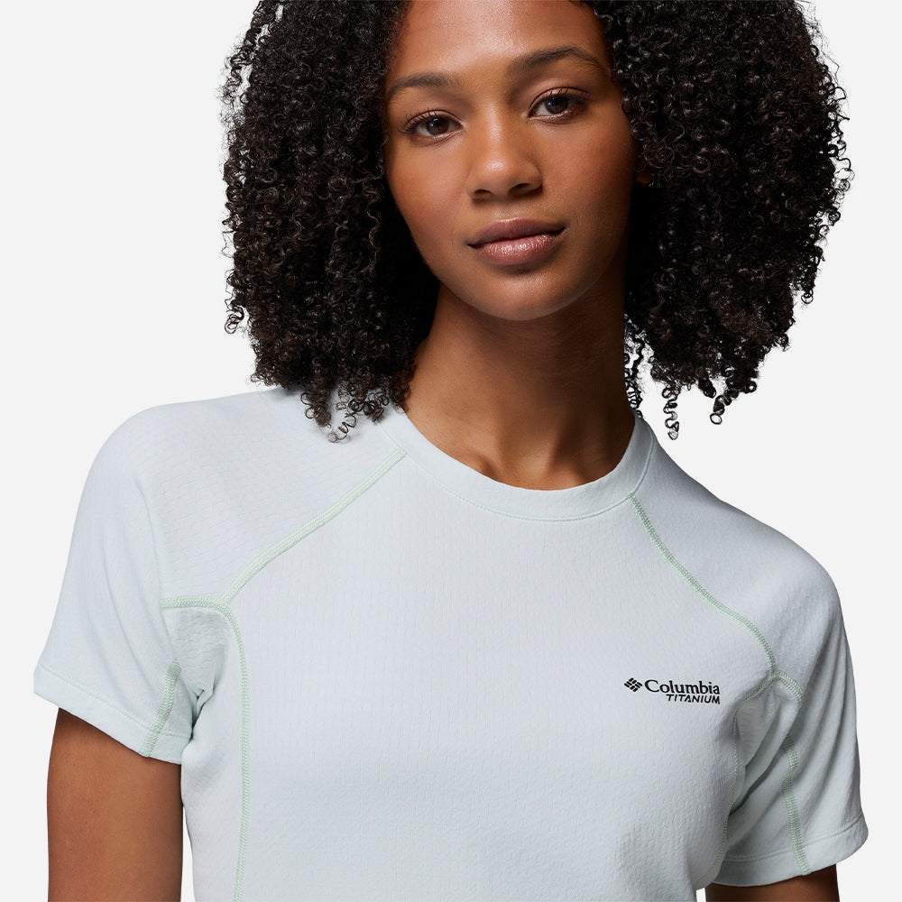 Áo Thun Nữ Columbia DrIVenture™ Short Sleeve - Xanh Dương - Supersports Vietnam