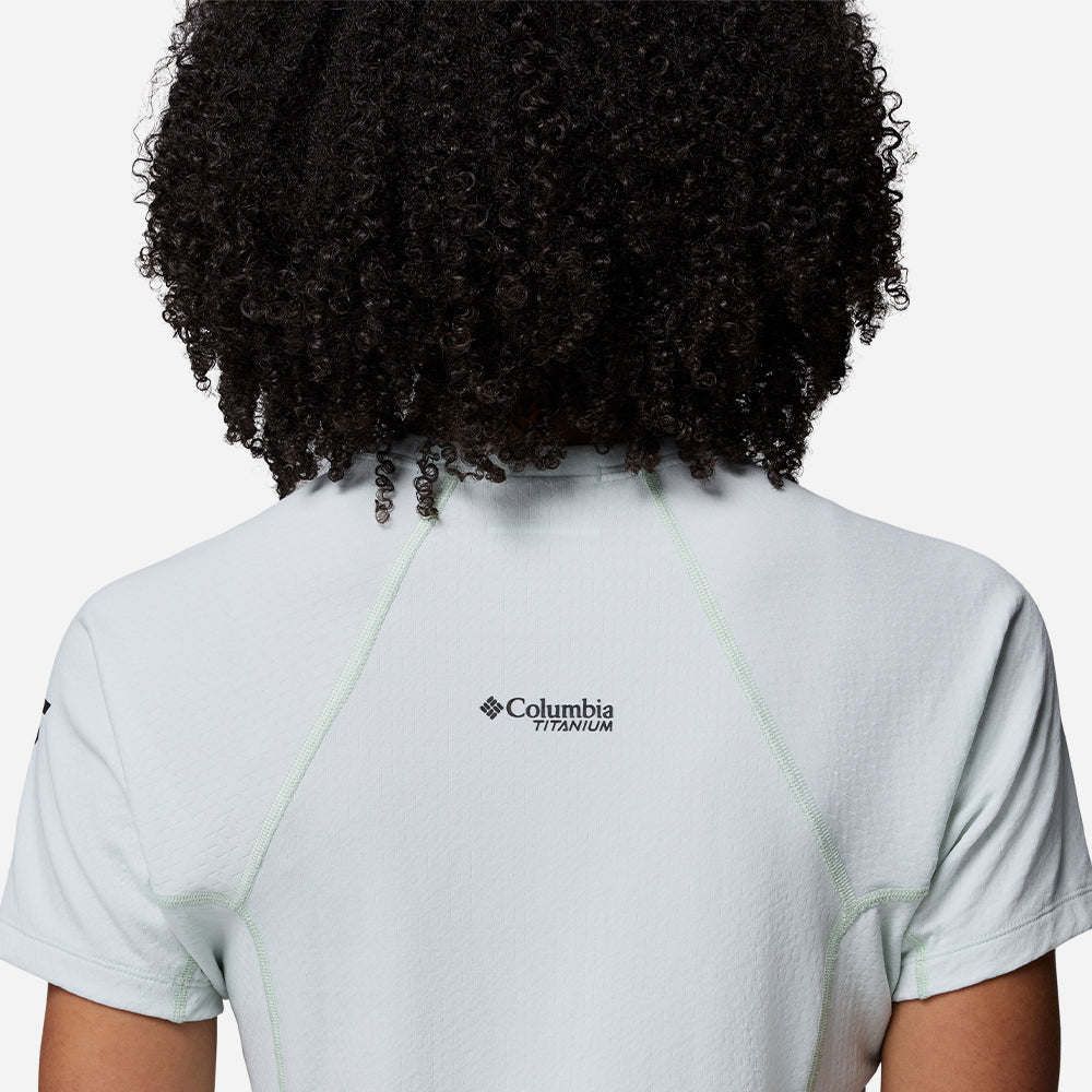 Áo Thun Nữ Columbia DrIVenture™ Short Sleeve - Xanh Dương - Supersports Vietnam