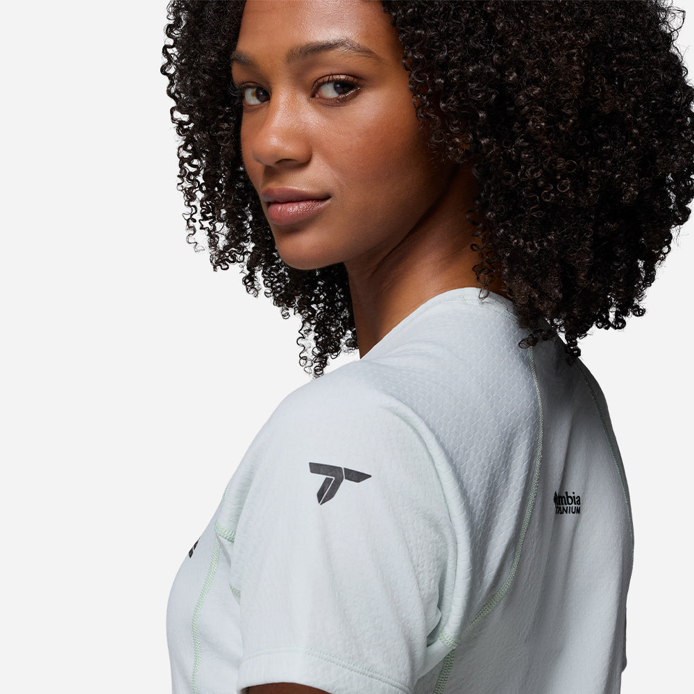 Áo Thun Nữ Columbia DrIVenture™ Short Sleeve - Xanh Dương - Supersports Vietnam
