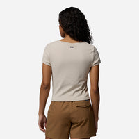 Áo Thun Nữ Columbia Pinetown Canyon™ Rib Short Sleeve - Be - Supersports Vietnam