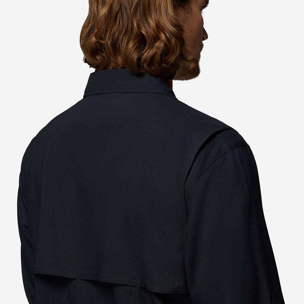 Áo Sơ Mi Nam Columbia Silver Ridge™ Utility II Long Sleeve - Đen - Supersports Vietnam