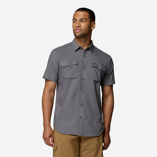 Áo Sơ Mi Nam Columbia Silver Ridge™ Utility Ii Short Sleeve - Xám - Supersports Vietnam