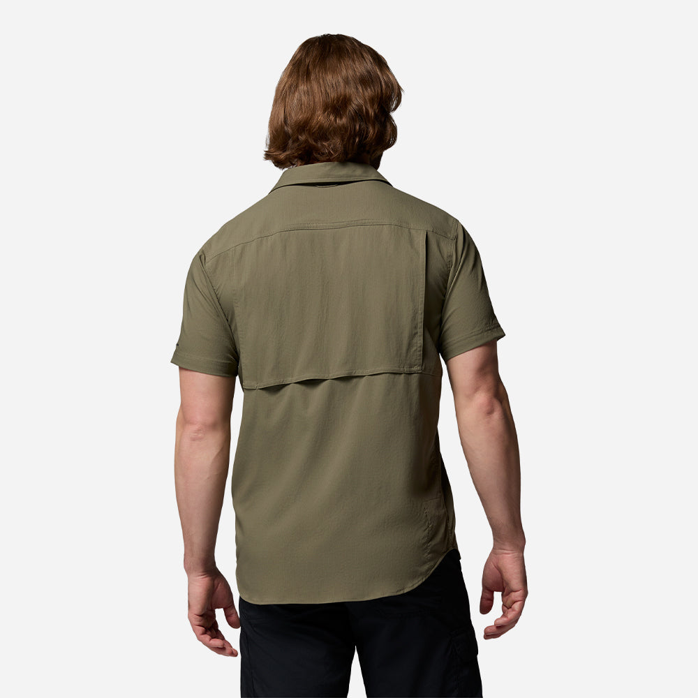 Áo Sơ Mi Nam Columbia Silver Ridge™ Utility Ii Short Sleeve - Xanh Quân Đội - Supersports Vietnam