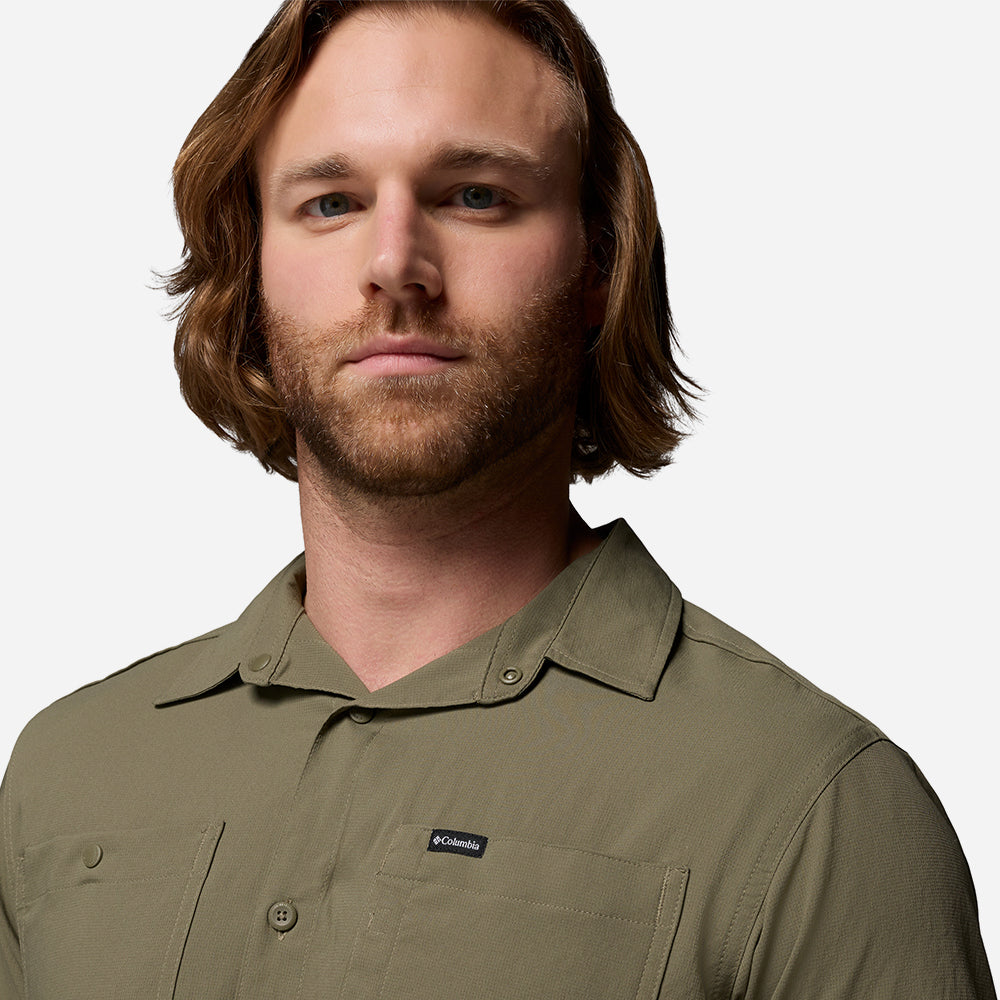 Áo Sơ Mi Nam Columbia Silver Ridge™ Utility Ii Short Sleeve - Xanh Quân Đội - Supersports Vietnam