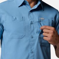 Áo Sơ Mi Nam Columbia Silver Ridge™ Utility II Short Sleeve - Xanh Dương - Supersports Vietnam
