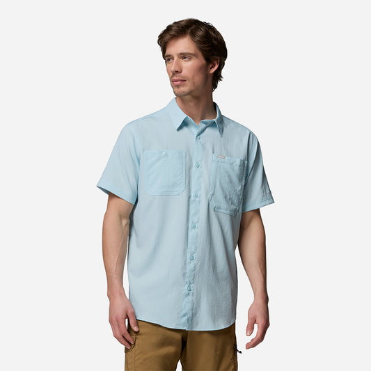Áo Sơ Mi Nam Columbia Silver Ridge™ Utility II Short Sleeve - Xanh Dương - Supersports Vietnam