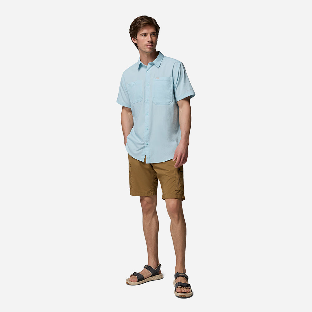Áo Sơ Mi Nam Columbia Silver Ridge™ Utility Ii Short Sleeve - Xanh Dương - Supersports Vietnam