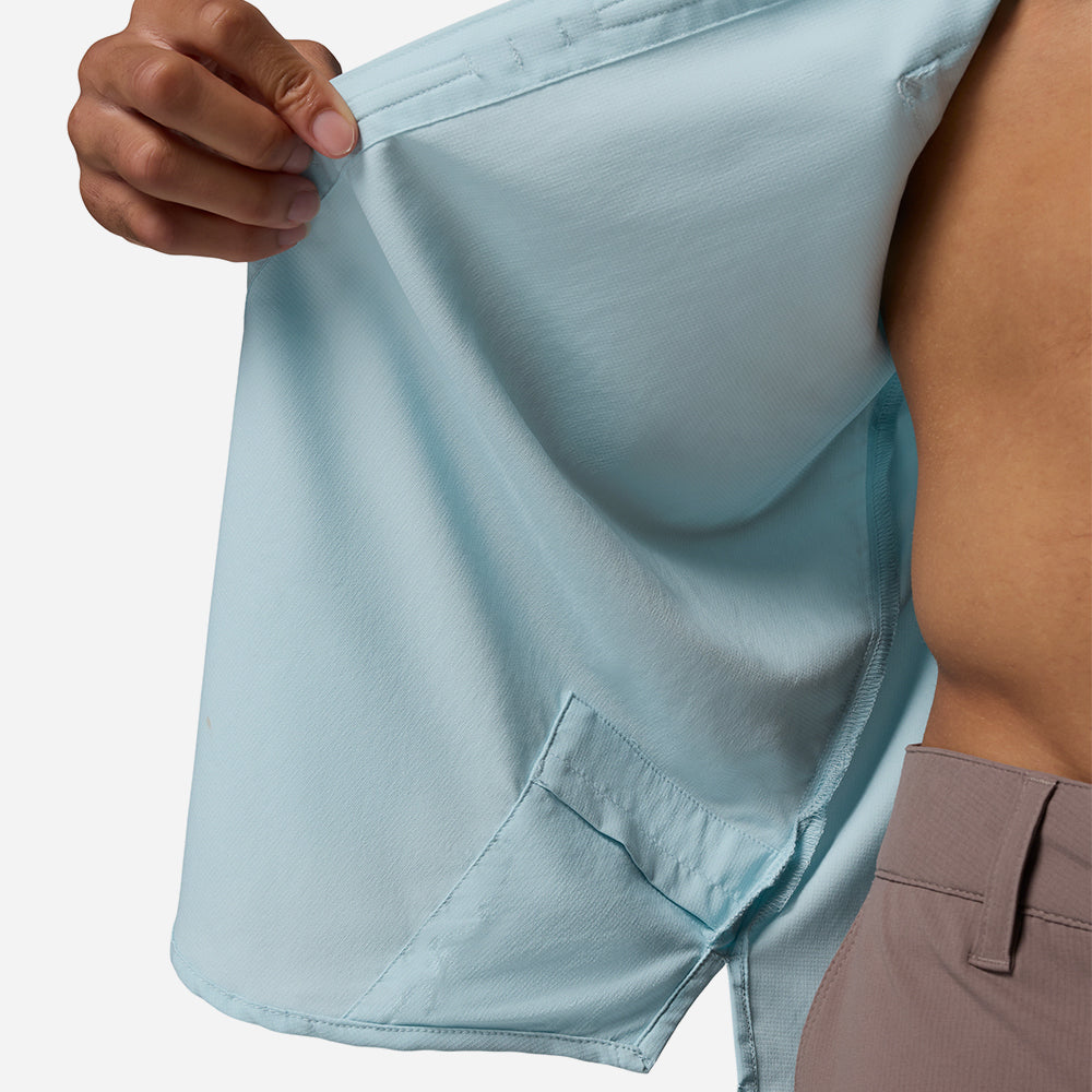 Áo Sơ Mi Nam Columbia Silver Ridge™ Utility Ii Short Sleeve - Xanh Dương - Supersports Vietnam