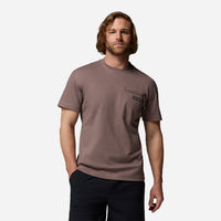 Men's Columbia Echo Passage™ Short Sleeve Crew T-Shirt - Brown
