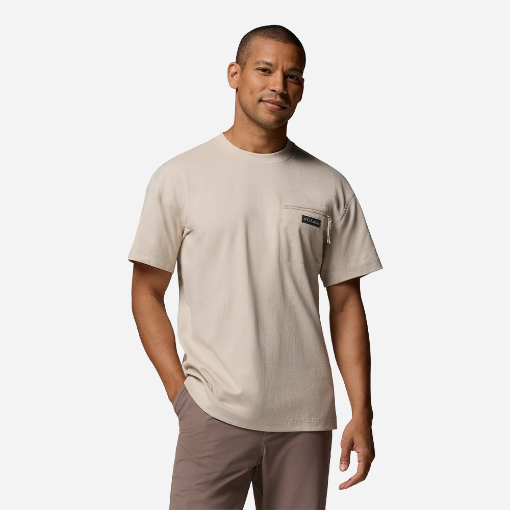 Men's Columbia Echo Passage™ Crew T-Shirt - Beige