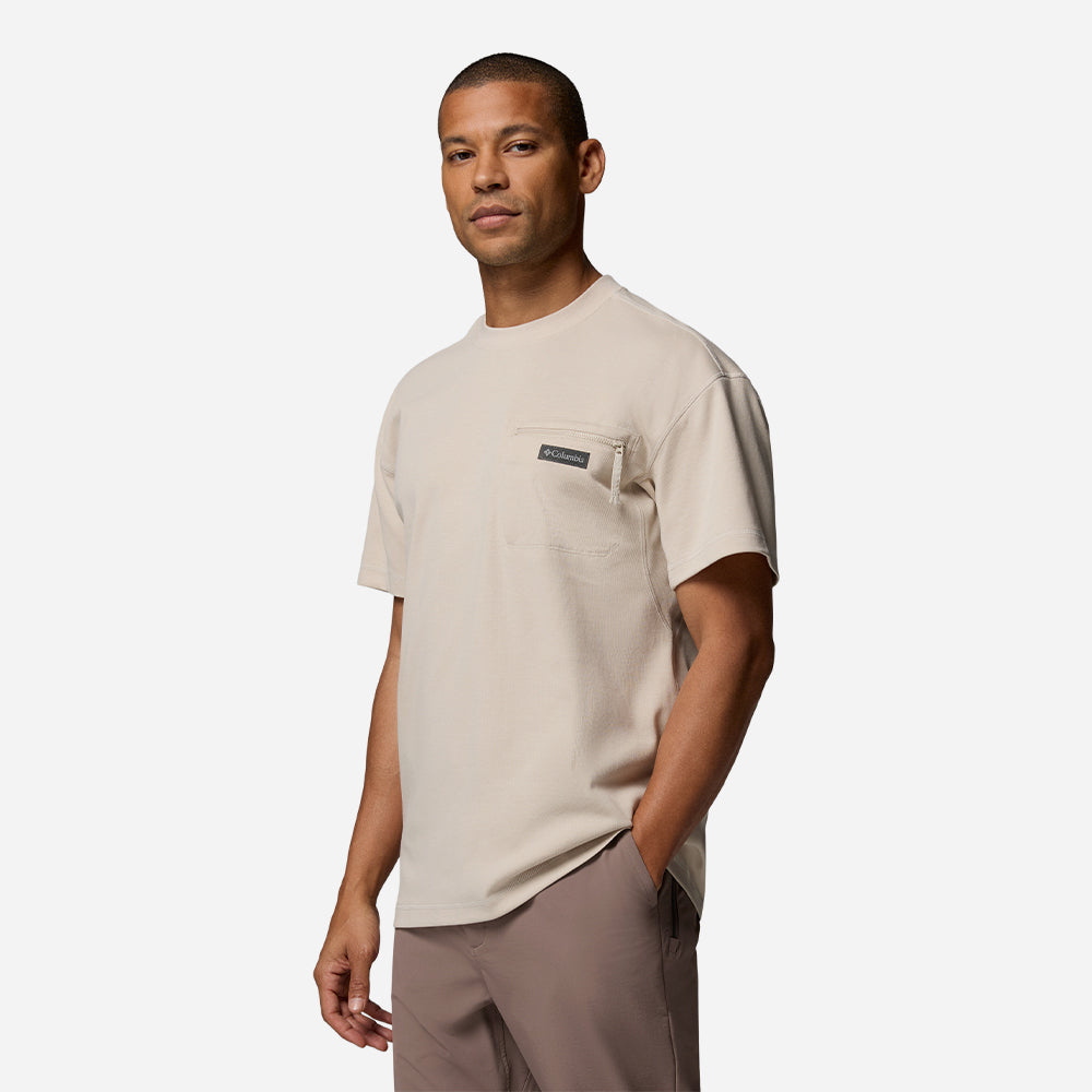 Men's Columbia Echo Passage™ Crew T-Shirt - Beige