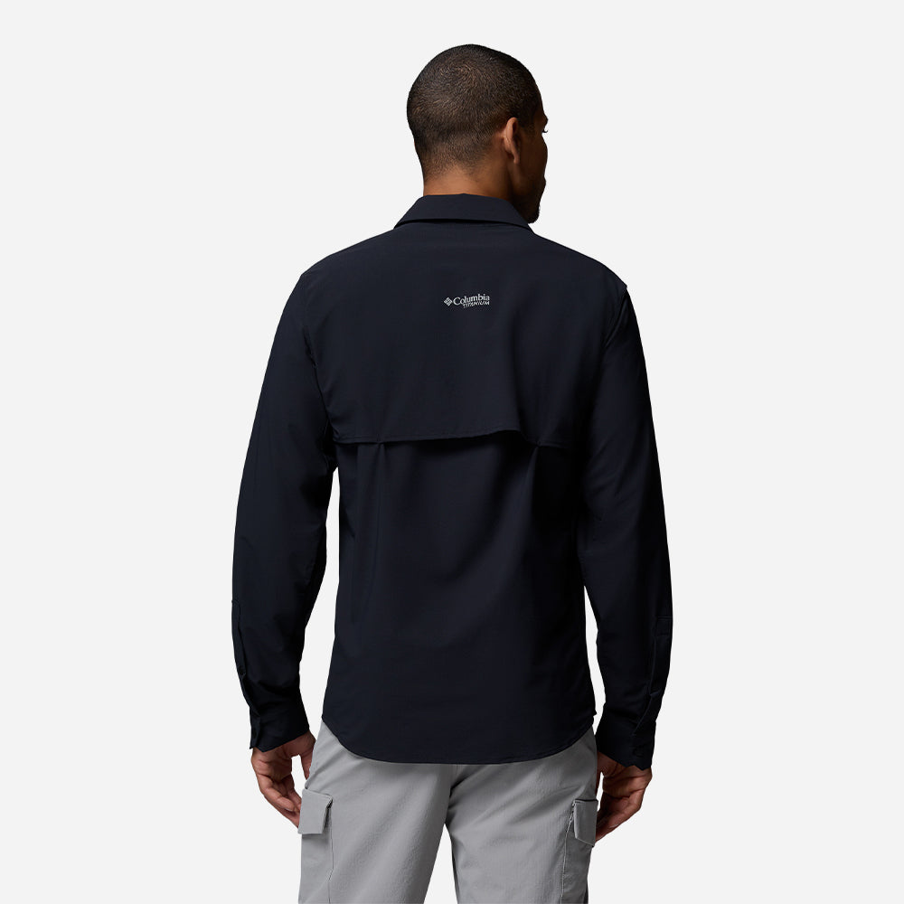 Áo Sơ Mi Nam Columbia Silver Ridge™ Elite Long Sleeve Woven - Đen - Supersports Vietnam