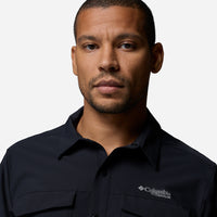Áo Sơ Mi Nam Columbia Silver Ridge™ Elite Long Sleeve Woven - Đen - Supersports Vietnam