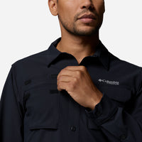 Áo Sơ Mi Nam Columbia Silver Ridge™ Elite Long Sleeve Woven - Đen - Supersports Vietnam