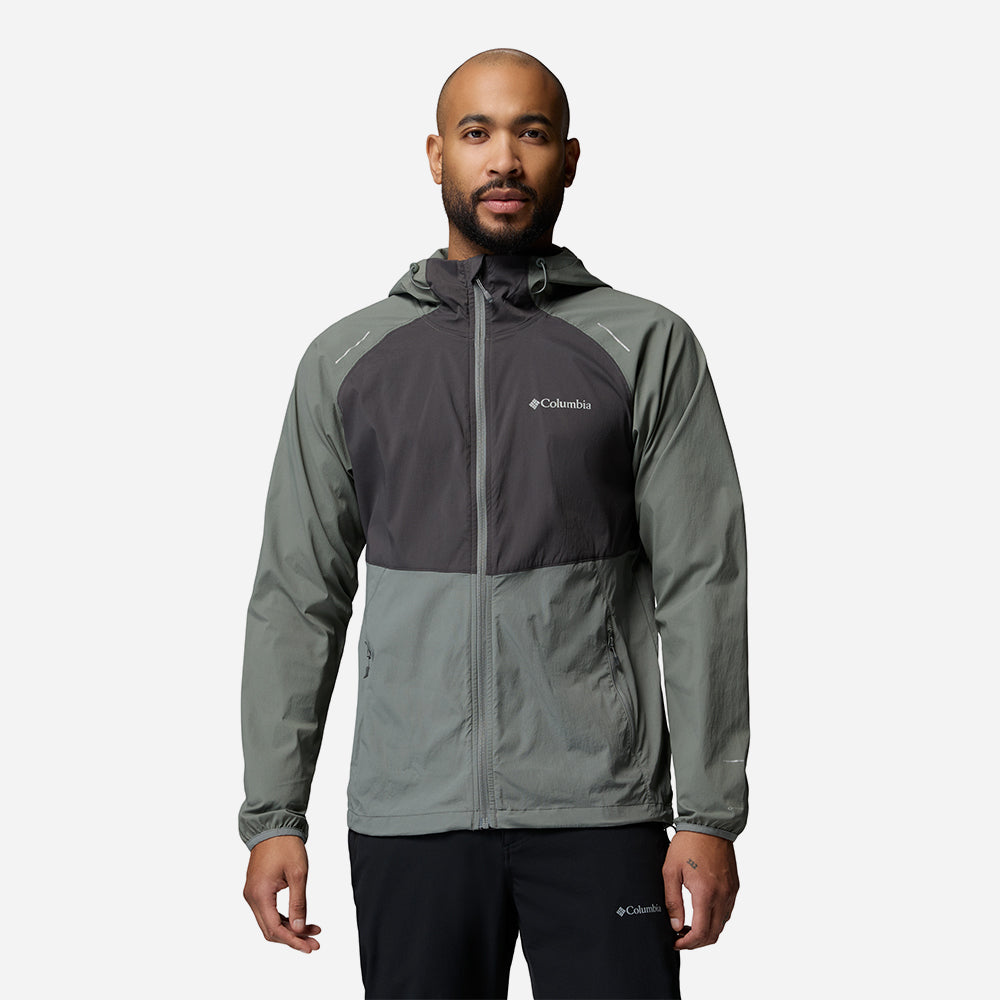 Áo Khoác Nam Columbia Tech™ II Wind Full Zip - Xám - Supersports Vietnam