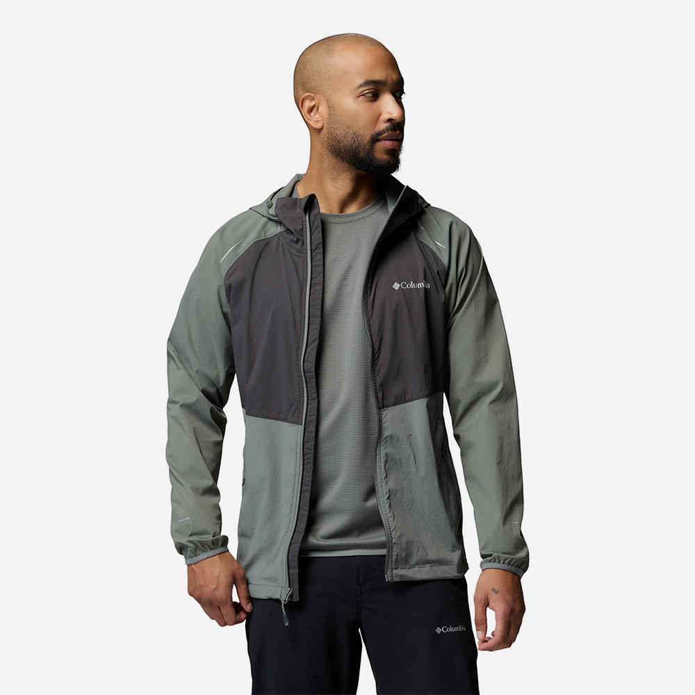 Áo Khoác Nam Columbia Tech™ II Wind Full Zip - Xám - Supersports Vietnam