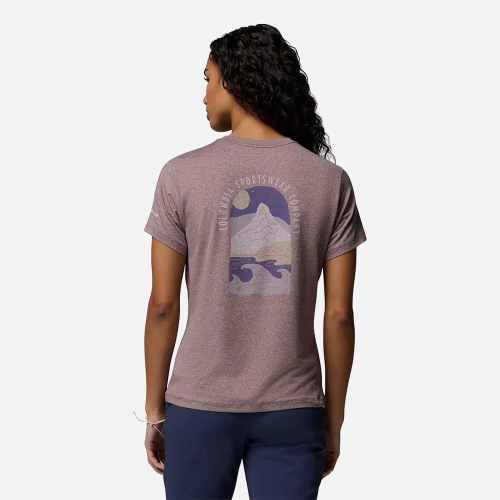 Áo Thun Nữ Columbia Parsons Point™ Back Graphic - Tím - Supersports Vietnam