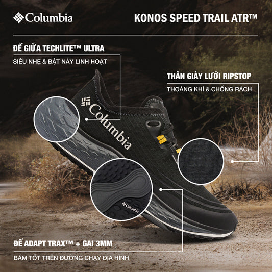 Giày Chạy Trail Nam Columbia Konos Speed Atr™ - Đen - Supersports Vietnam
