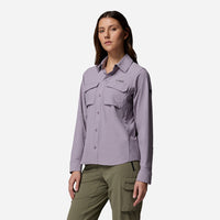 Áo Sơ Mi Nữ Columbia Silver Ridge™ Elite Woven Long Sleeve - Tím - Supersports Vietnam