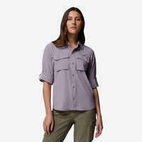 Áo Sơ Mi Nữ Columbia Silver Ridge™ Elite Woven Long Sleeve - Tím - Supersports Vietnam