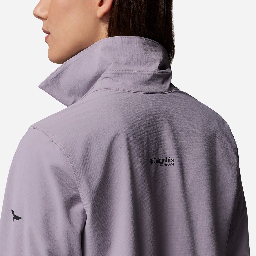 Áo Sơ Mi Nữ Columbia Silver Ridge™ Elite Woven Long Sleeve - Tím - Supersports Vietnam