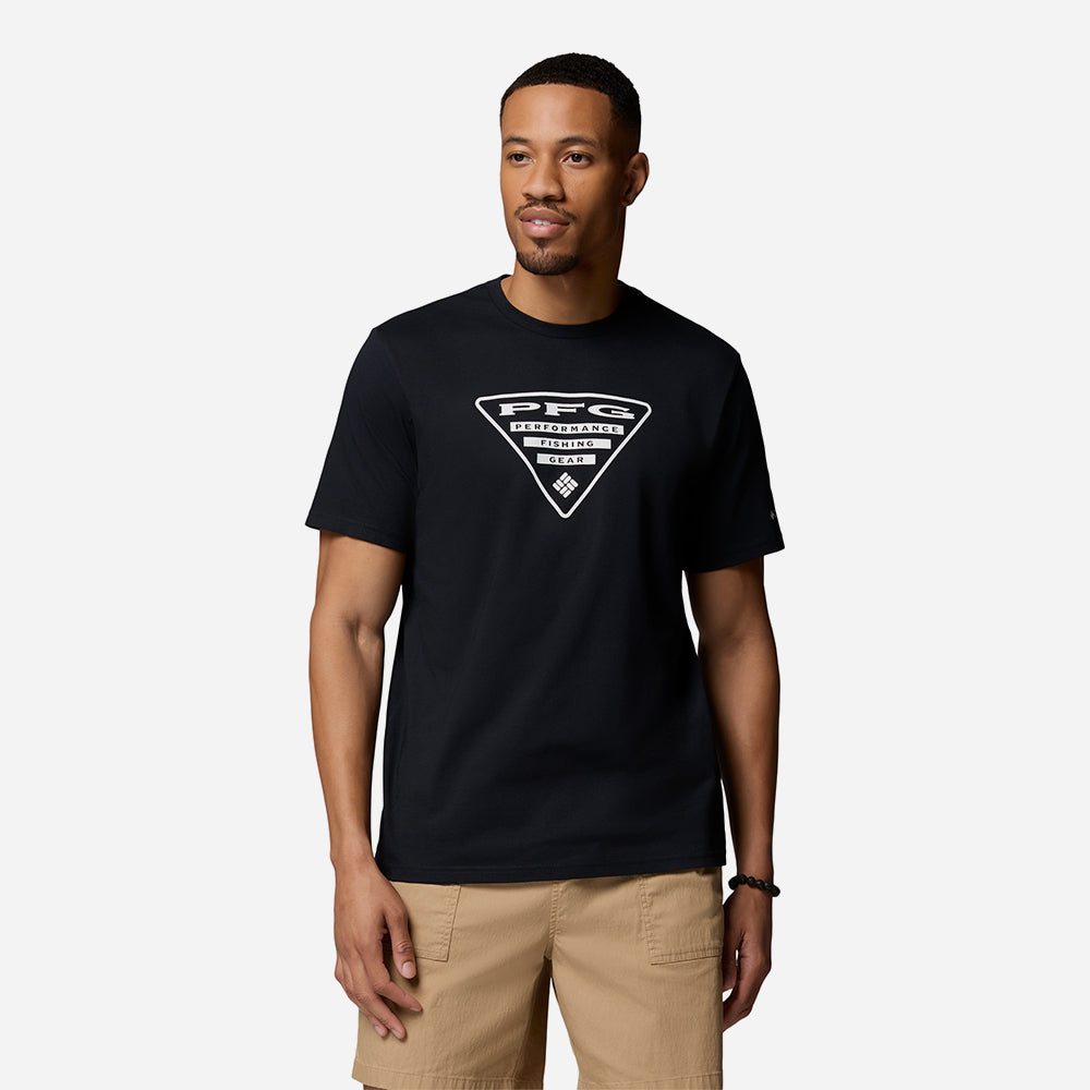 Áo Thun Nam Columbia Pfg™ Shield Short Sleeve - Đen - Supersports Vietnam