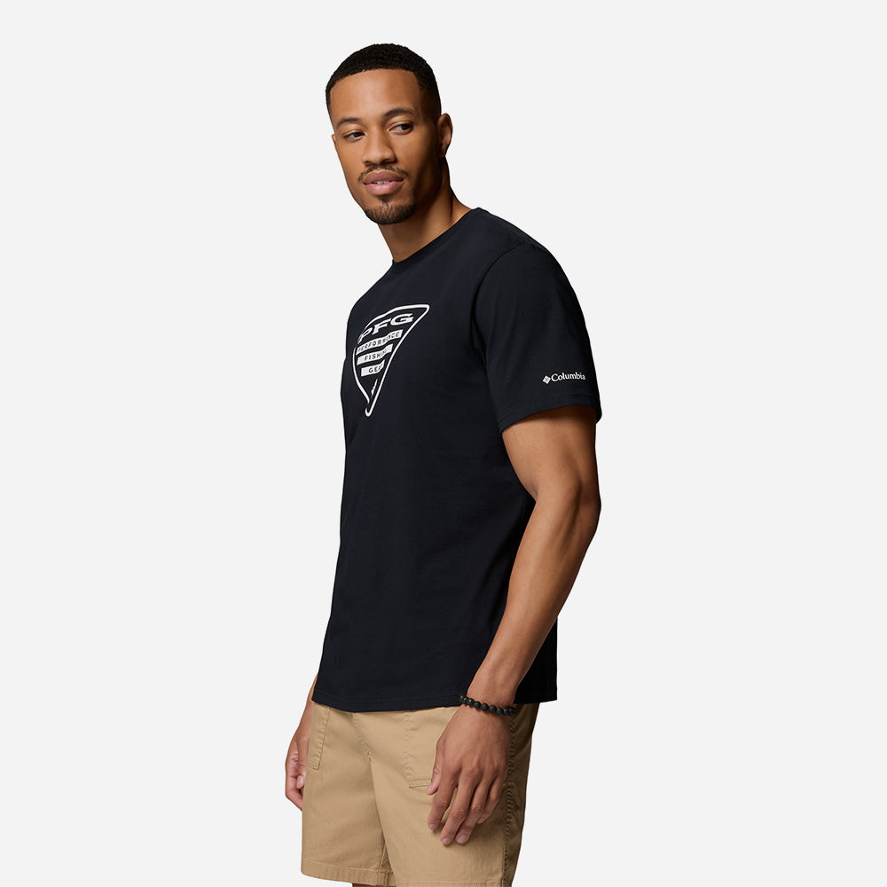 Áo Thun Nam Columbia Pfg™ Shield Short Sleeve - Đen - Supersports Vietnam