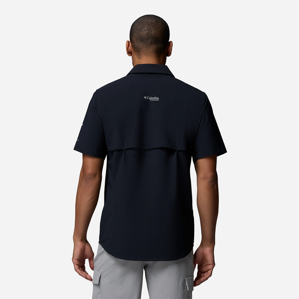 Áo Sơ Mi Nam Columbia Silver Ridge™ Elite Short Sleeve Woven - Đen - Supersports Vietnam