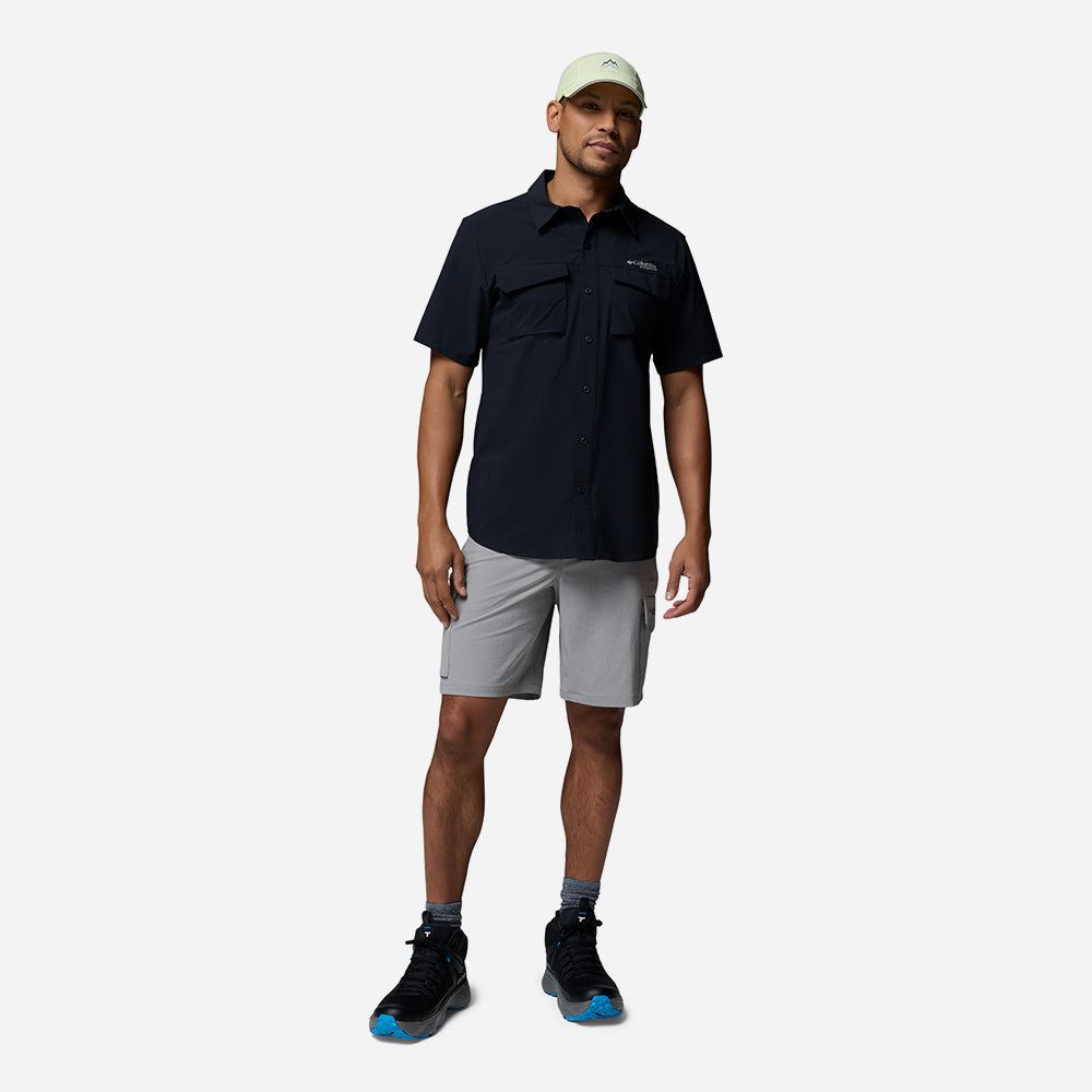 Áo Sơ Mi Nam Columbia Silver Ridge™ Elite Short Sleeve Woven - Đen - Supersports Vietnam