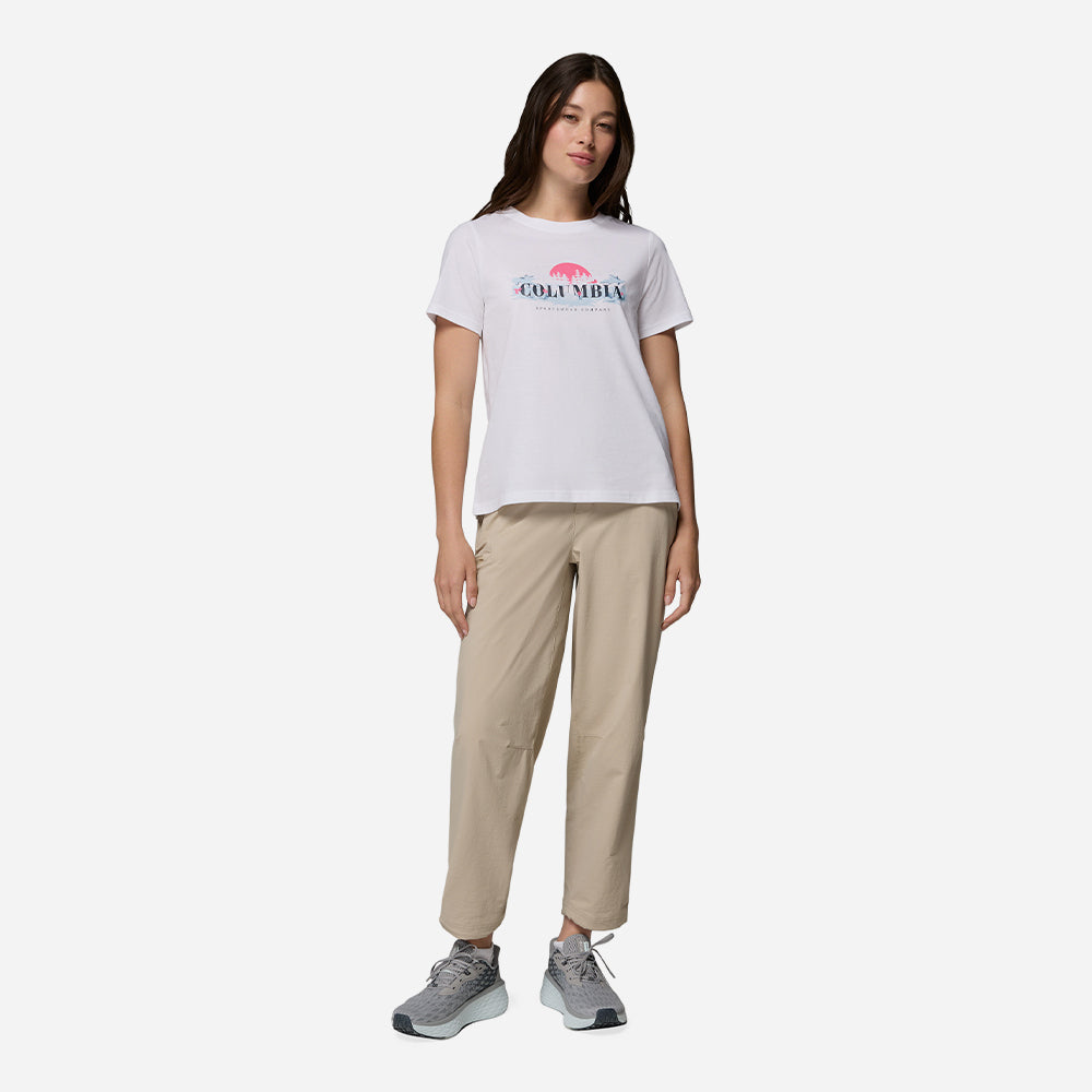 Áo Thun Nữ Columbia Rolling Bend™ Seasonal Graphic - Trắng - Supersports Vietnam